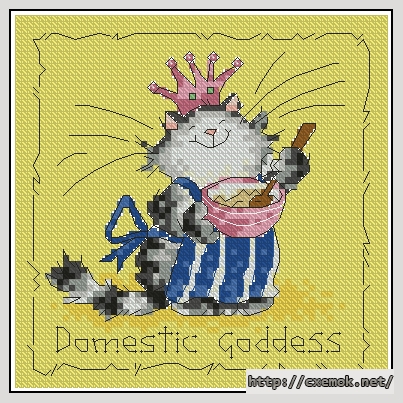 Download embroidery patterns by cross-stitch  - October, author 