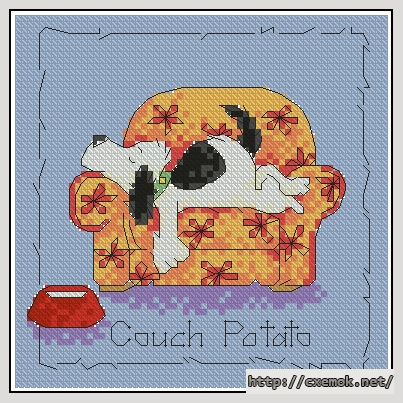 Download embroidery patterns by cross-stitch  - November, author 
