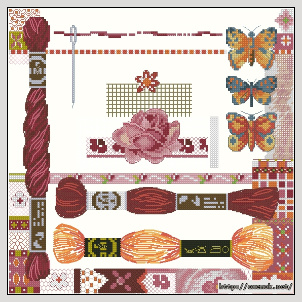 Download embroidery patterns by cross-stitch  - Dmc mouline deluxe, author 