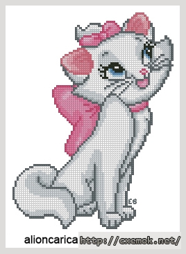 Download embroidery patterns by cross-stitch  - Minou, author 