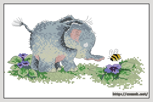 Download embroidery patterns by cross-stitch  - Mabel and bee, author 