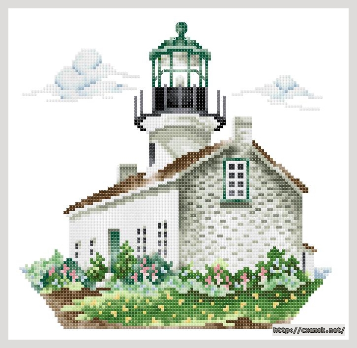 Download embroidery patterns by cross-stitch  - Point loma - california, author 