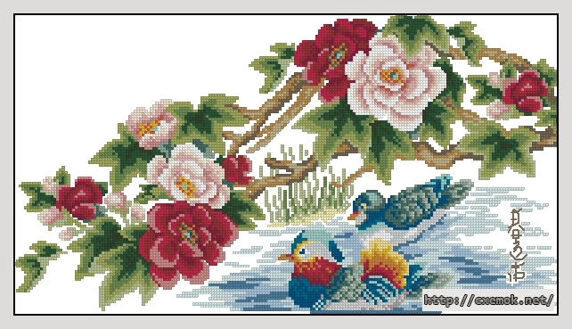 Download embroidery patterns by cross-stitch  - Мандаринки, author 