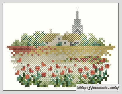 Download embroidery patterns by cross-stitch  - Poppyfield, author 
