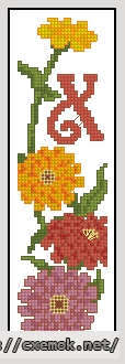 Download embroidery patterns by cross-stitch  - Bookmark x