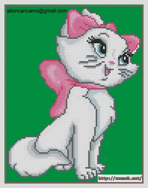 Download embroidery patterns by cross-stitch  - Gattina, author 