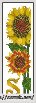 Download embroidery patterns by cross-stitch  - Bookmark s