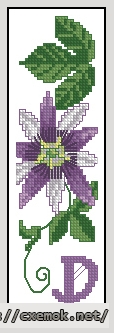 Download embroidery patterns by cross-stitch  - Bookmark p