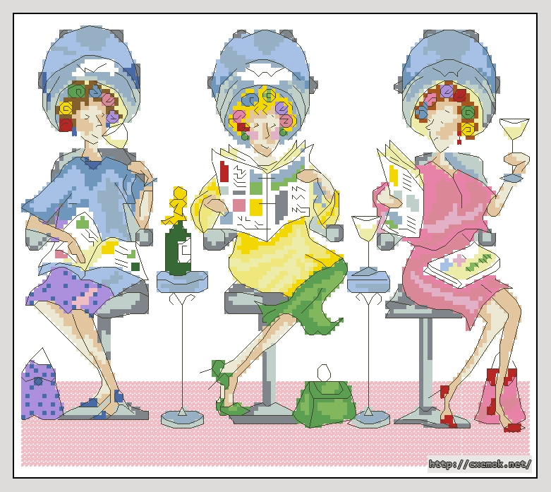 Download embroidery patterns by cross-stitch  - Time to relax, author 
