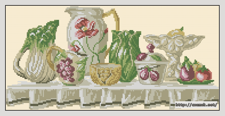 Download embroidery patterns by cross-stitch  - Collection de barbotines, author 