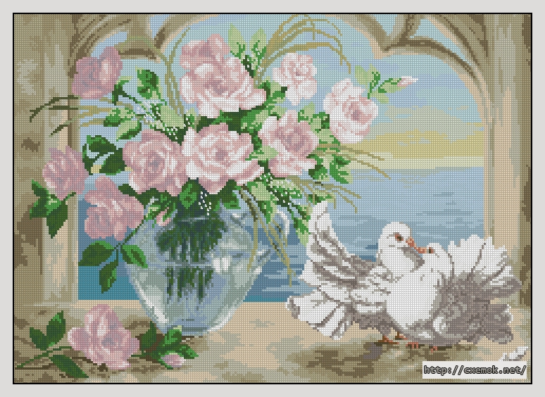 Download embroidery patterns by cross-stitch  - Верность, author 