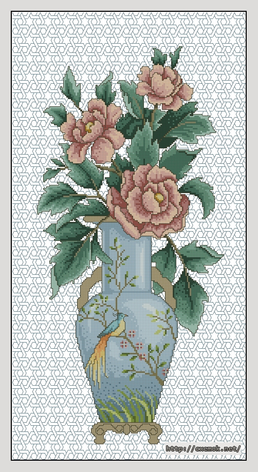 Download embroidery patterns by cross-stitch  - Asian splendor