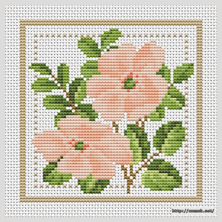 Download embroidery patterns by cross-stitch  - June - 