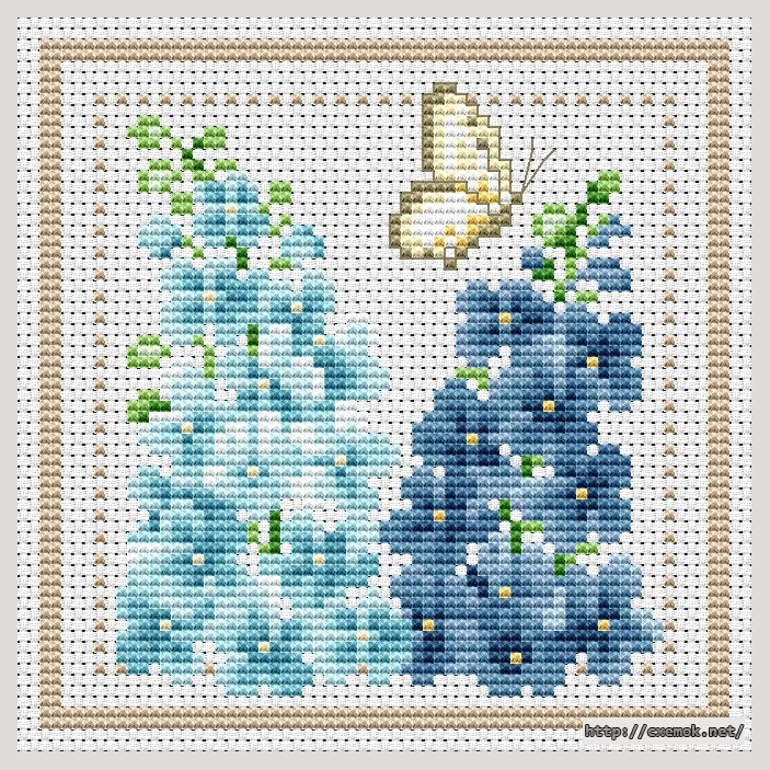 Download embroidery patterns by cross-stitch  - July - 