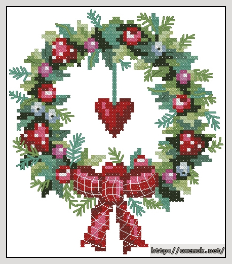 Download embroidery patterns by cross-stitch  - Милое сердечко, author 