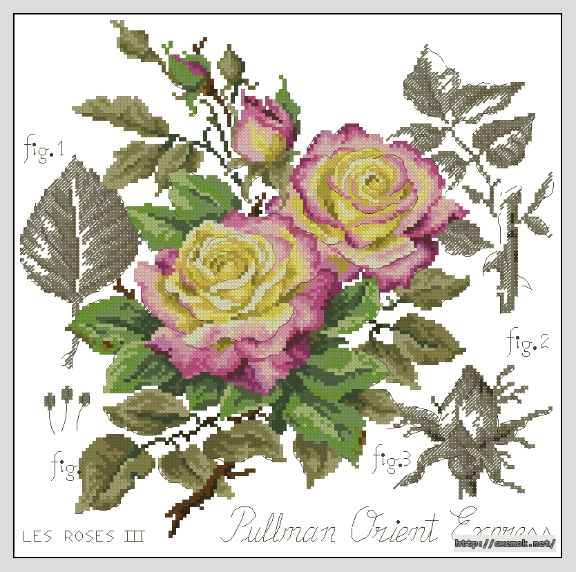 Download embroidery patterns by cross-stitch  - Pullman orient express, author 