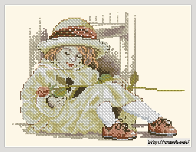 Download embroidery patterns by cross-stitch  - Little dreamer, author 