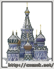 Download embroidery patterns by cross-stitch  - The enchantment of winter st basil''s, author 