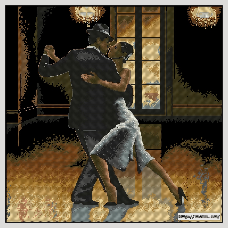 Скачать схемы вышивки нитками / крестом  - Studio tango, автор 
