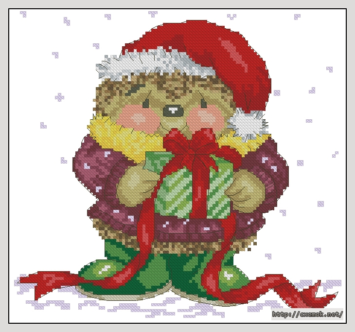 Download embroidery patterns by cross-stitch  - Christmas ed, author 