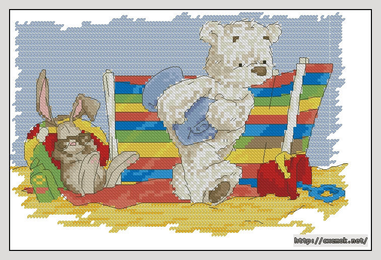 Download embroidery patterns by cross-stitch  - Lickle holidays, author 