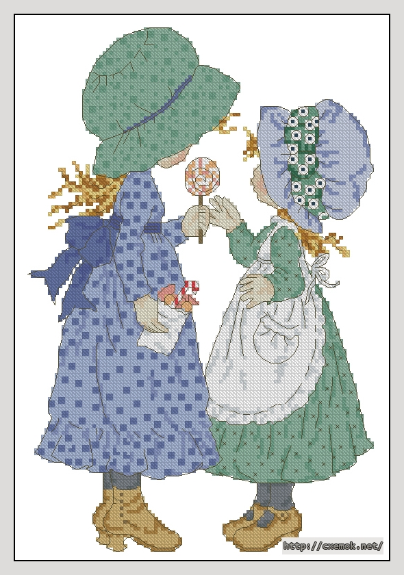 Download embroidery patterns by cross-stitch  - Candy time, author 