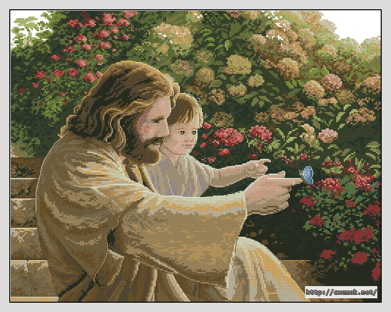 Download embroidery patterns by cross-stitch  - Precious in his sight, author 