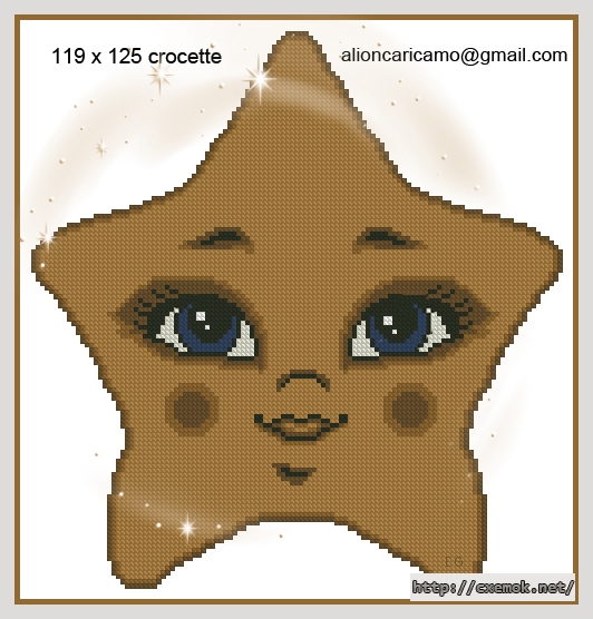 Download embroidery patterns by cross-stitch  - Stella, author 