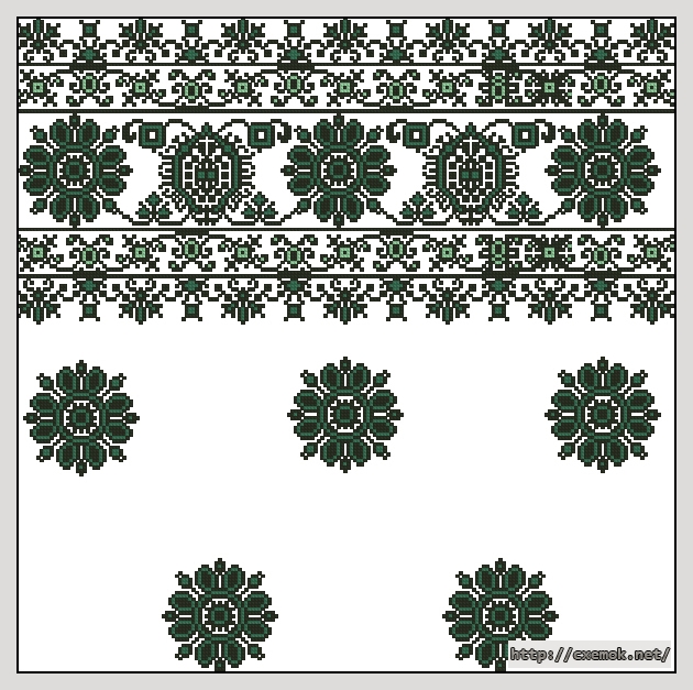 Download embroidery patterns by cross-stitch  - Cорочка жіноча 