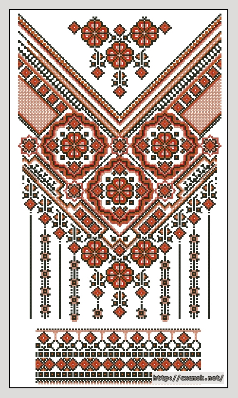 Download embroidery patterns by cross-stitch  - Вишиванка 