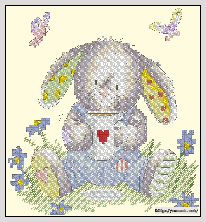 Download embroidery patterns by cross-stitch  - Tea, author 