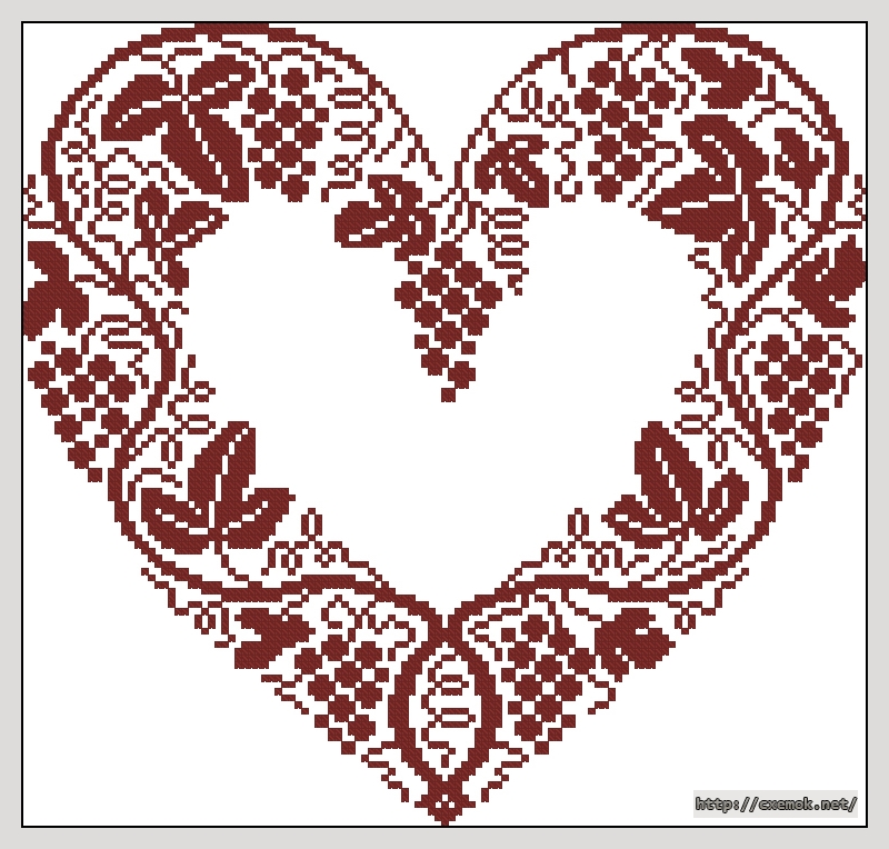 Download embroidery patterns by cross-stitch  - La vite, author 