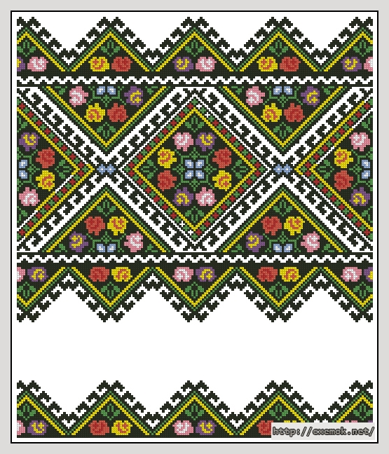Download embroidery patterns by cross-stitch  - Рушник декоративный, author 