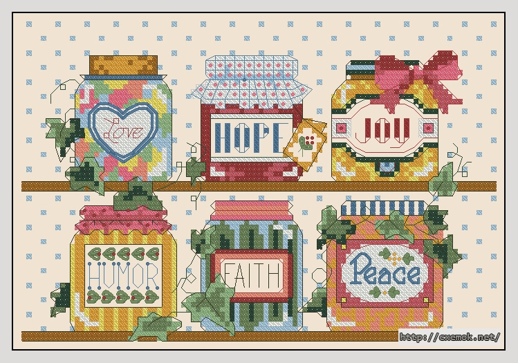 Download embroidery patterns by cross-stitch  - Good feelings, author 