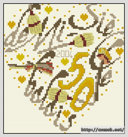 Download embroidery patterns by cross-stitch  - 50 balais, author 