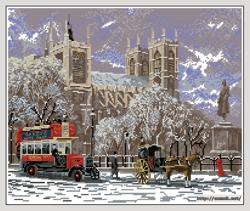 Download embroidery patterns by cross-stitch  - Westminster abbey, author 