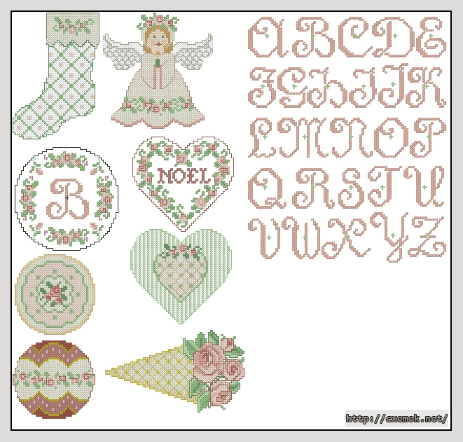 Download embroidery patterns by cross-stitch  - Victorian christmas treasures, author 