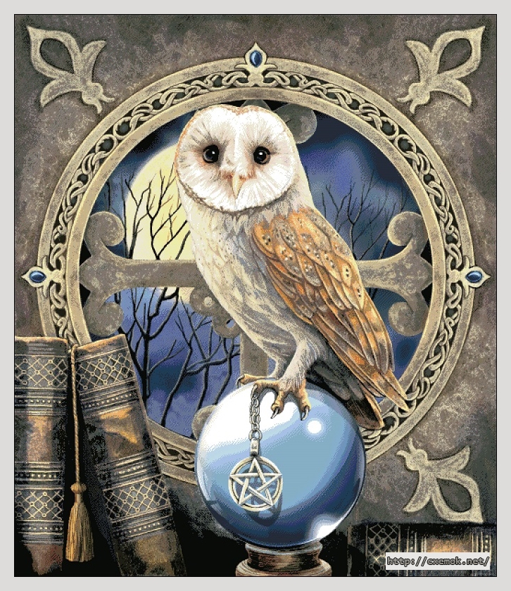 Download embroidery patterns by cross-stitch  - The spell keeper, author 