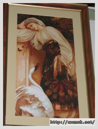 Download embroidery patterns by cross-stitch  - Odalisque, author 