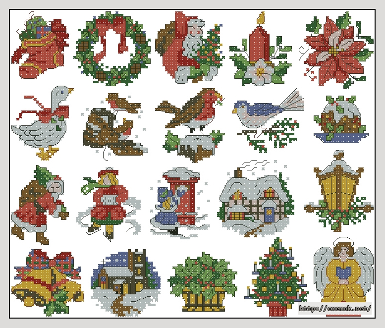 Download embroidery patterns by cross-stitch  - Victorian christmas, author 