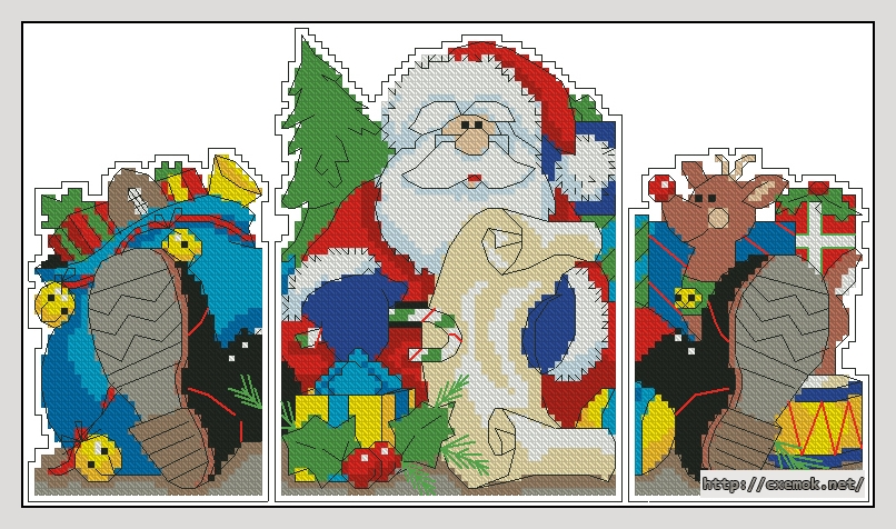 Download embroidery patterns by cross-stitch  - The jolly mans list, author 