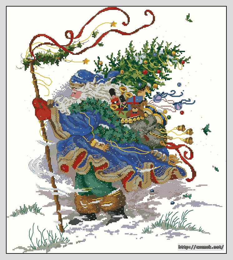 Download embroidery patterns by cross-stitch  - Snowy st'' nick, author 