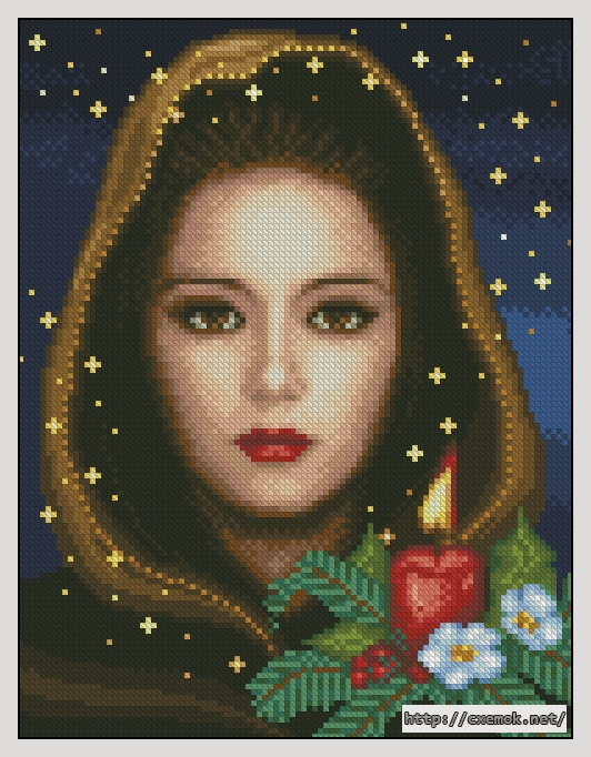 Download embroidery patterns by cross-stitch  - Christmas lights 2, author 