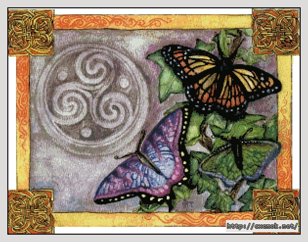Download embroidery patterns by cross-stitch  - Celtic trinity, author 