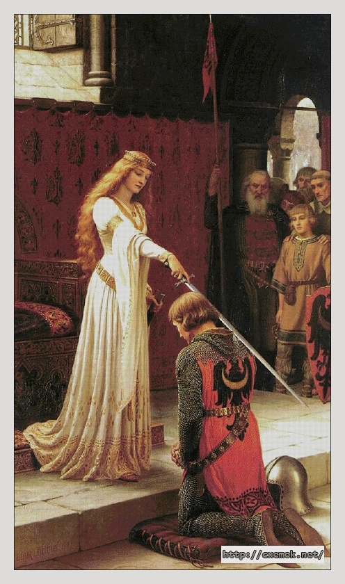 Download embroidery patterns by cross-stitch  - The accolade.
