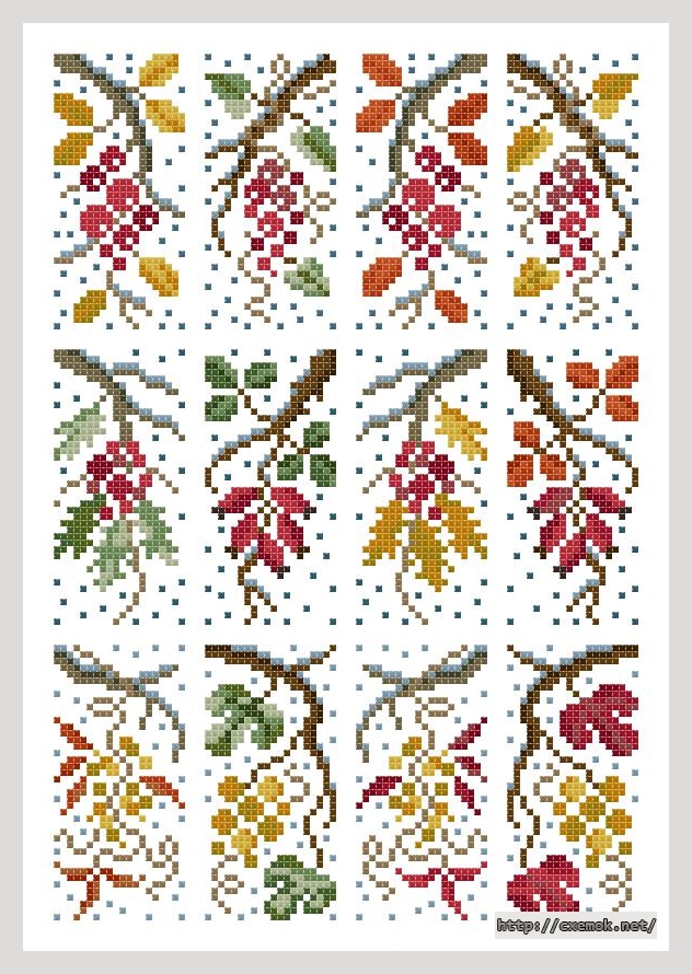 Download embroidery patterns by cross-stitch  - Bacche sotto la neve, author 