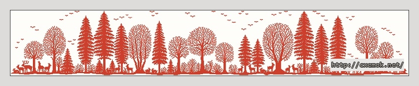 Download embroidery patterns by cross-stitch  - La foresta di fanes, author 