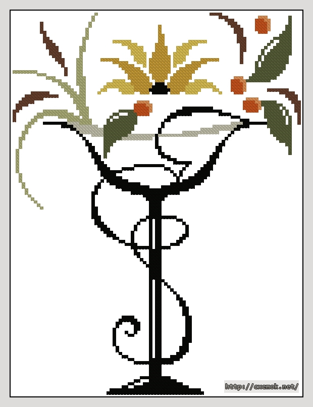 Download embroidery patterns by cross-stitch  - Autumn