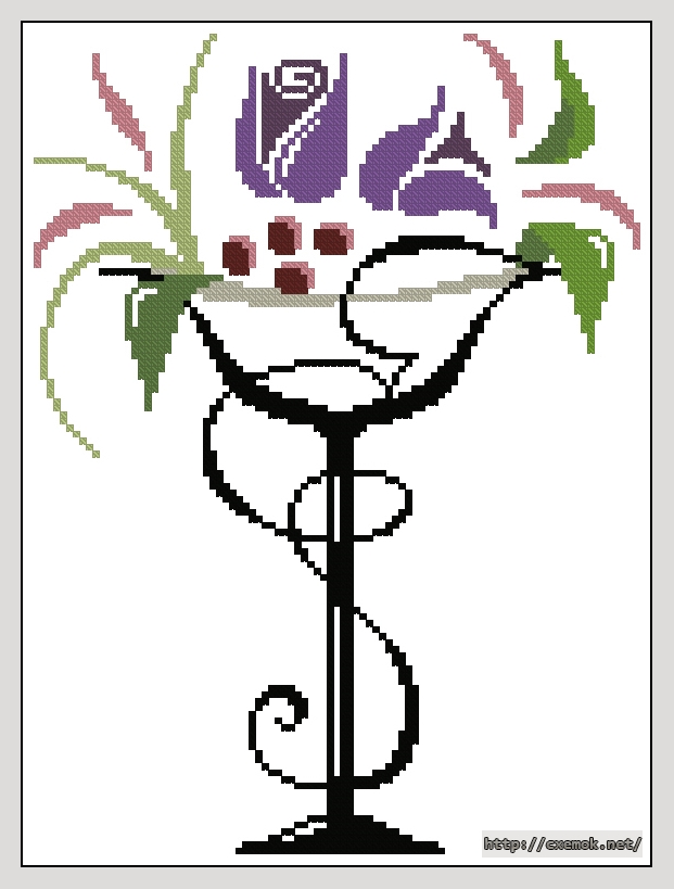 Download embroidery patterns by cross-stitch  - Spring