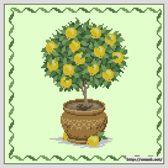 Download embroidery patterns by cross-stitch  - Limon, author 